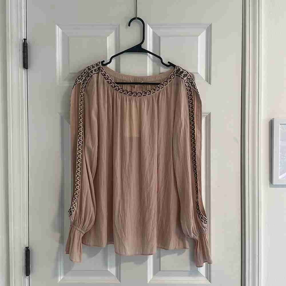 Elegant Beige Women's Top